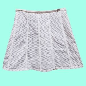 Vintage Proenza Schouler Retro Geometric Pattern Lined Skirt Size 9
